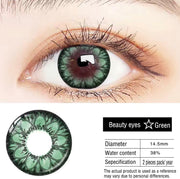 TopsFace Beauty Green Contact Lenses