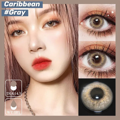 TopsFace Mermaid Tears Gray Colored Contact Lenses