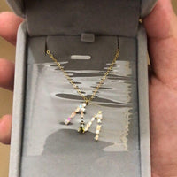 TopsFace Letter Necklace