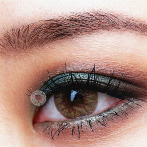 TopsFace Crystal Ball Caramel Colored Contact Lenses