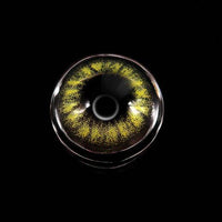 TopsFace Crystal Ball Yellow-Green Colored Contact Lenses