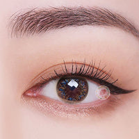 TopsFace Flower Brown Colored Contact Lenses