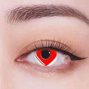 TopsFace Heart red Colored Contact Lenses