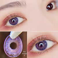 TopsFace Iris Purple II Prescription Colored Contact Lenses