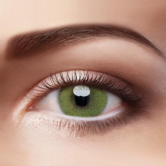 TopsFace Super Natural Yellow-green Colored Contact Lenses