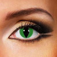 TopsFace Cat Eye Green Colored Contact Lenses
