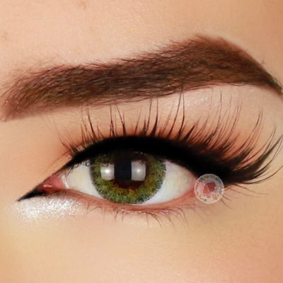 TopsFace Euroamerician Brown-Green Colored Contact Lenses