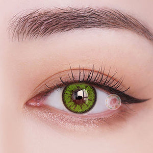 TopsFace Fire Green Colored Contact Lenses