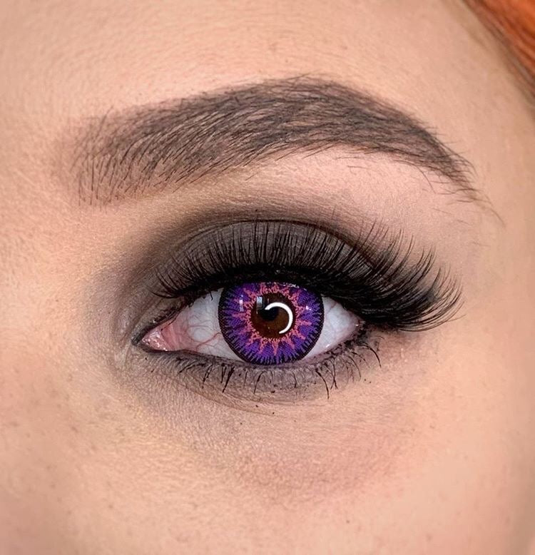 TopsFace Mystery Purple Colored Contact Lenses