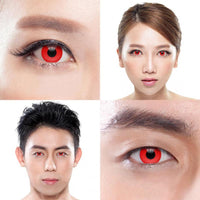 TopsFace Devil Red Colored Contact Lenses