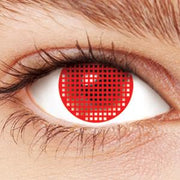 TopsFace Red Mesh Colored Contact Lenses