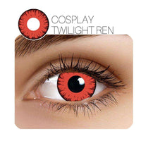 TopsFace Twilight Red Colored Contact Lenses