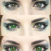 TopsFace Mystery Green Colored Contact Lenses